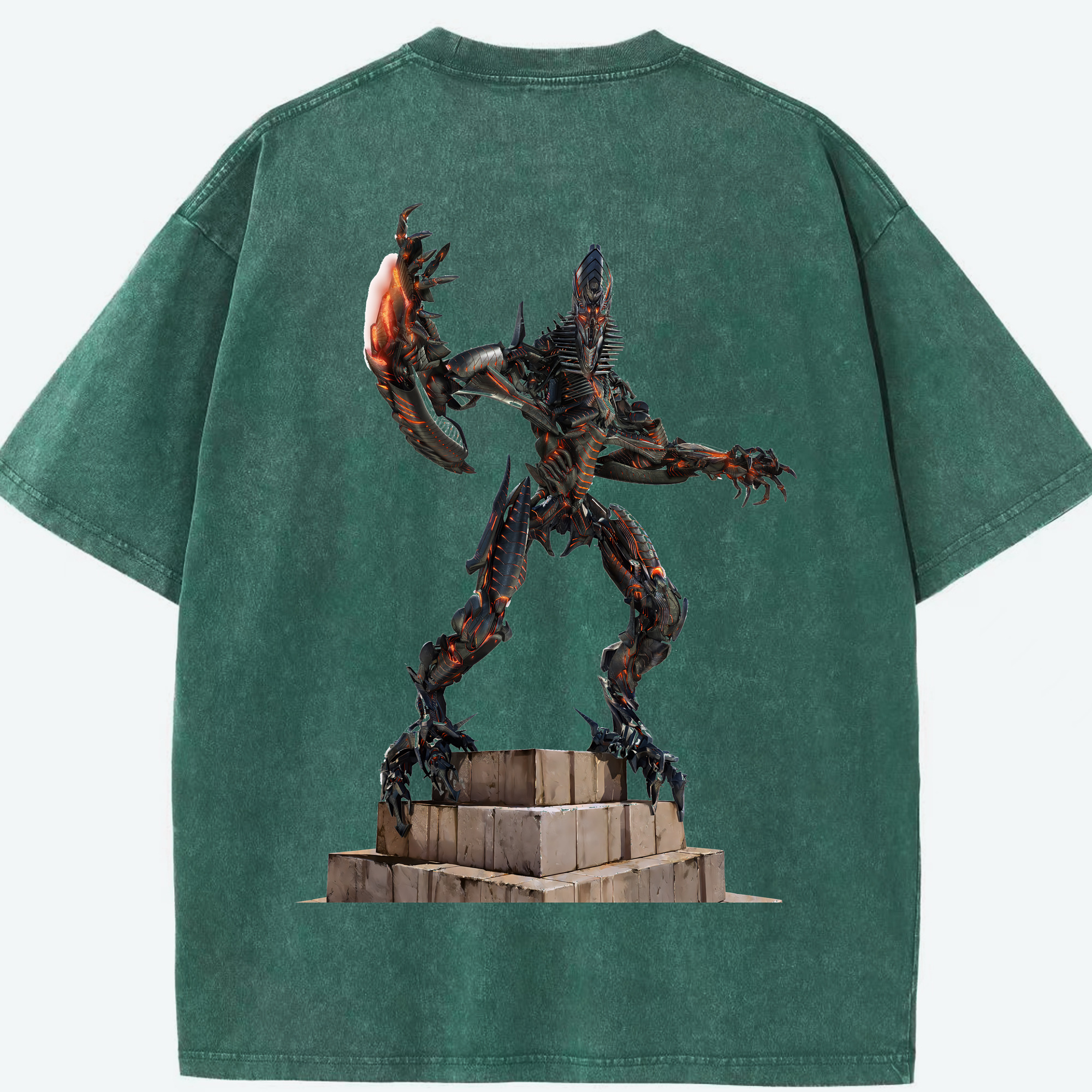 （画像用） Transformers トランスフォーマー 綿100% ヴィンテージ風 半袖Tシャツ（背面プリント）